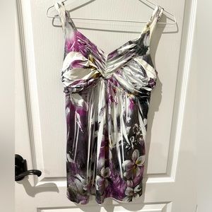 Contempo Floral Tank Blouse